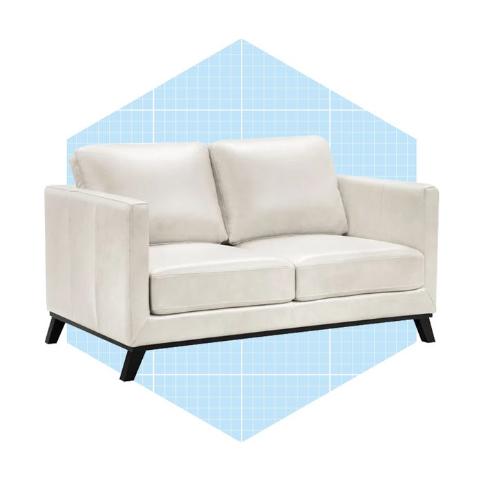 Sheldrake 61.5'' Leather Loveseat Ecomm Wayfair.com