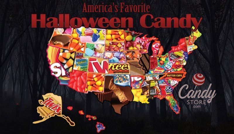 halloween candy map