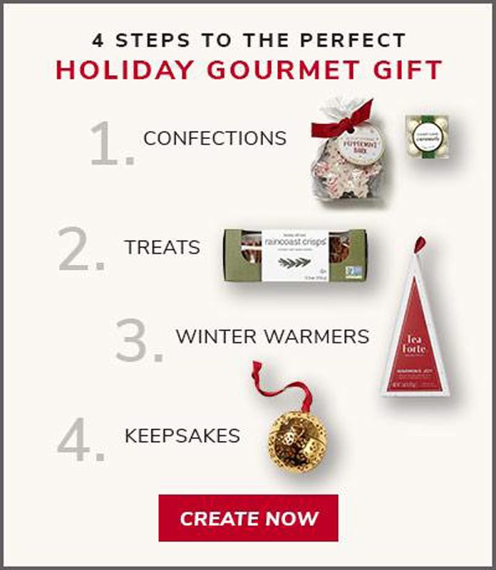 holiday gift basket selection