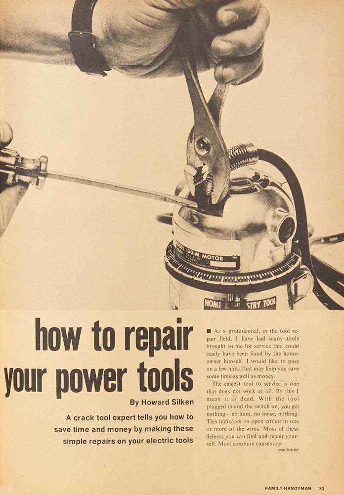 70s tool repair project