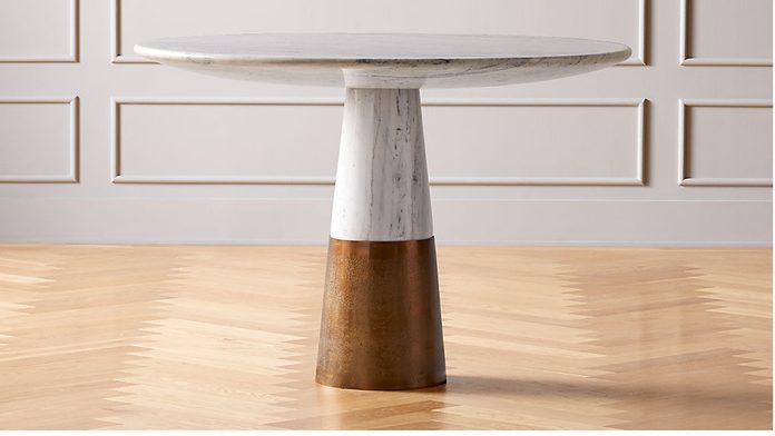 CB2 marble table