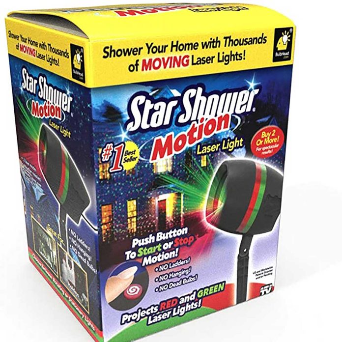 star shower motion laser light