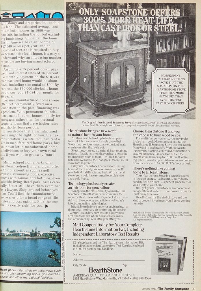 Vintage Family Handyman article about future housing