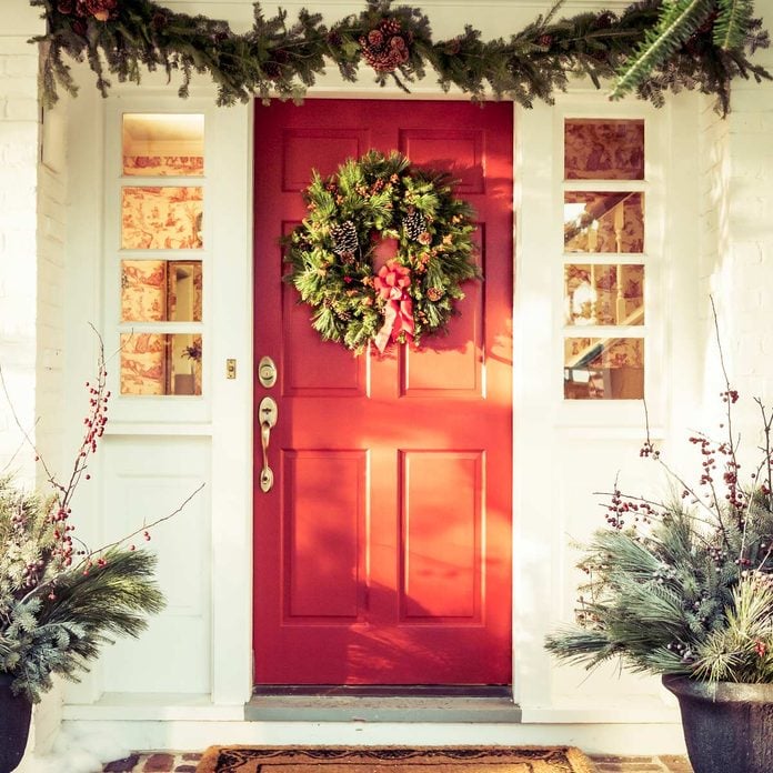 christmas front door