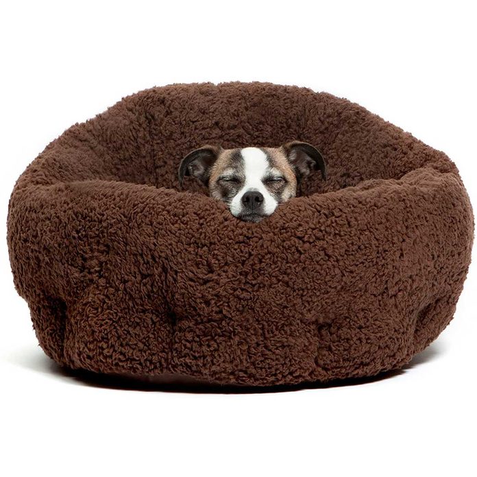Heated dog bed