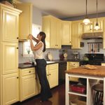 How to Spray Paint Kitchen Cabinets (DIY) | Family Handyman