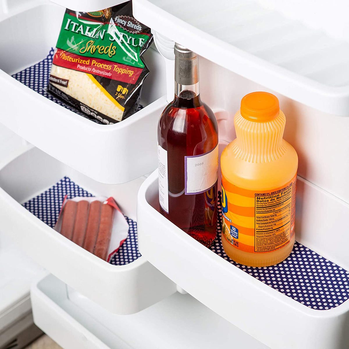 Washable Non-Adhesive Heavy Duty Shelf Liners for Kitchen Cabinets