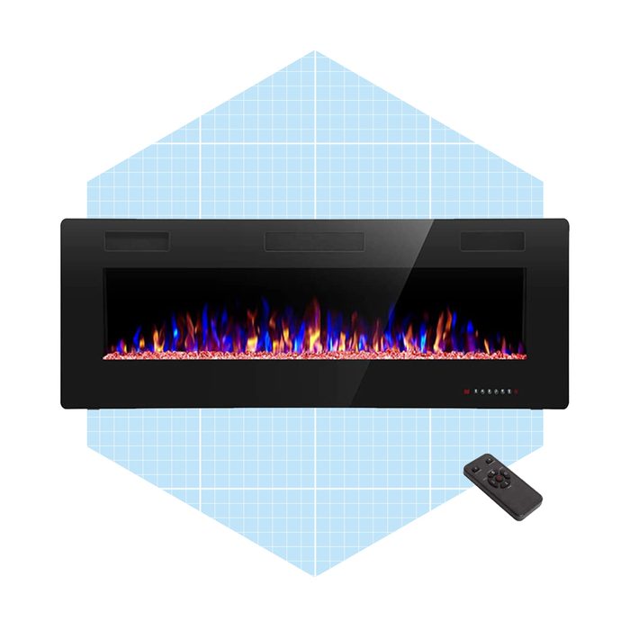 R.w.flame Electric Fireplace 50 Inch Recessed And Wall Mounted Ecomm Amazon.com