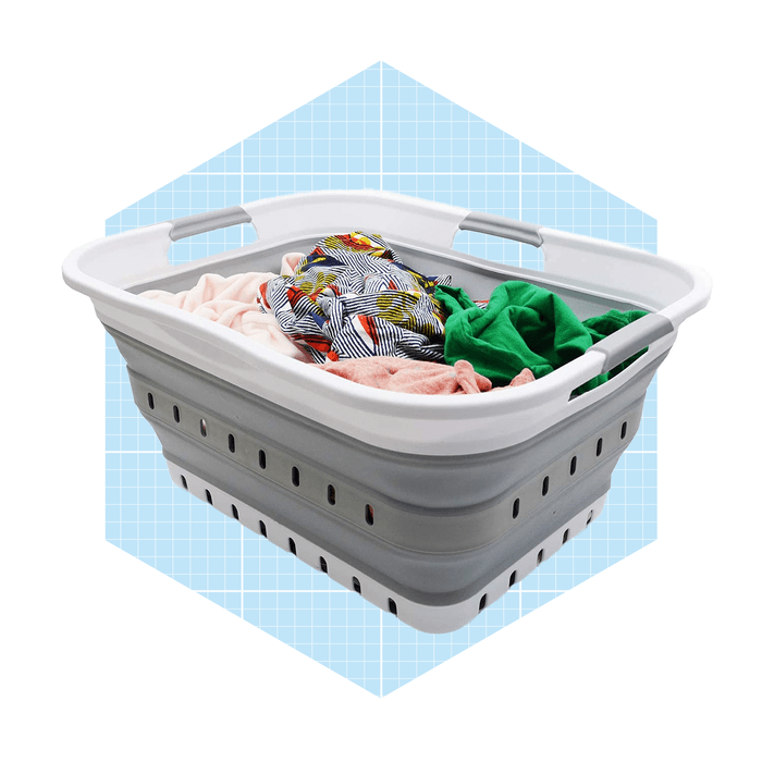 Sammart 42 L Collapsible Plastic Laundry Basket Ecomm Via Amazon.com