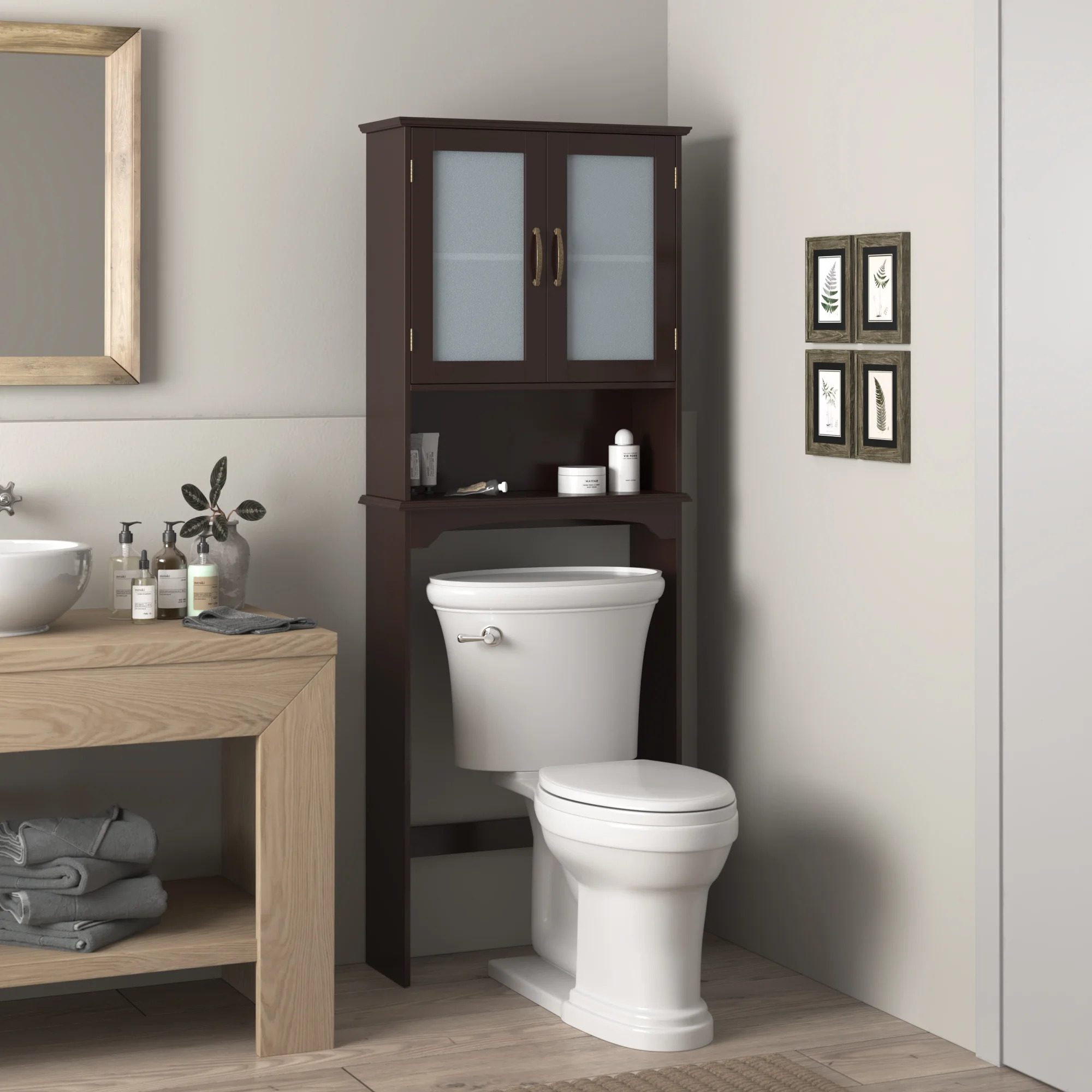 15 Over the Toilet Storage Ideas That Actually Look Amazing