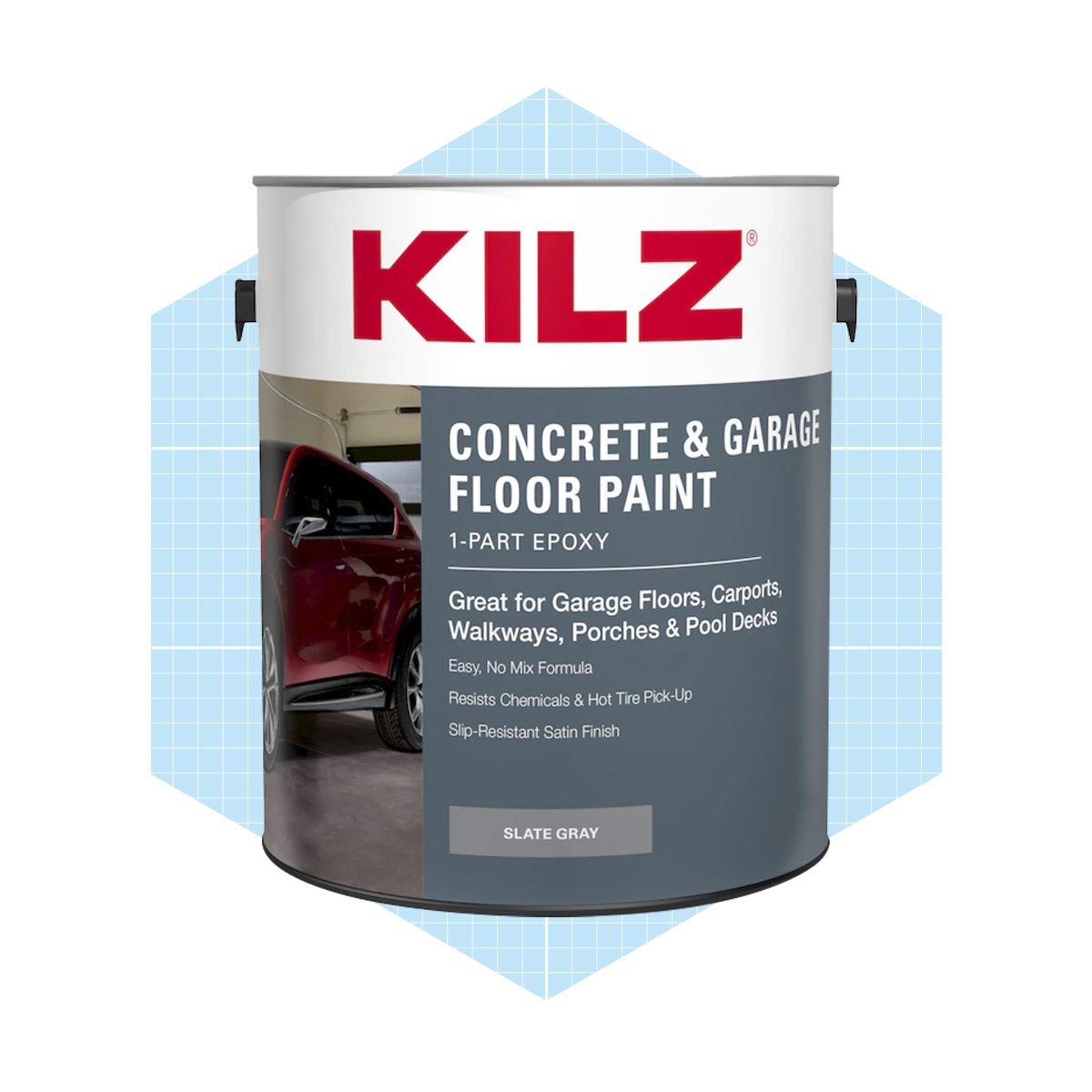 Kilz Slate Gray Satin Exterior Porch And Floor Paint