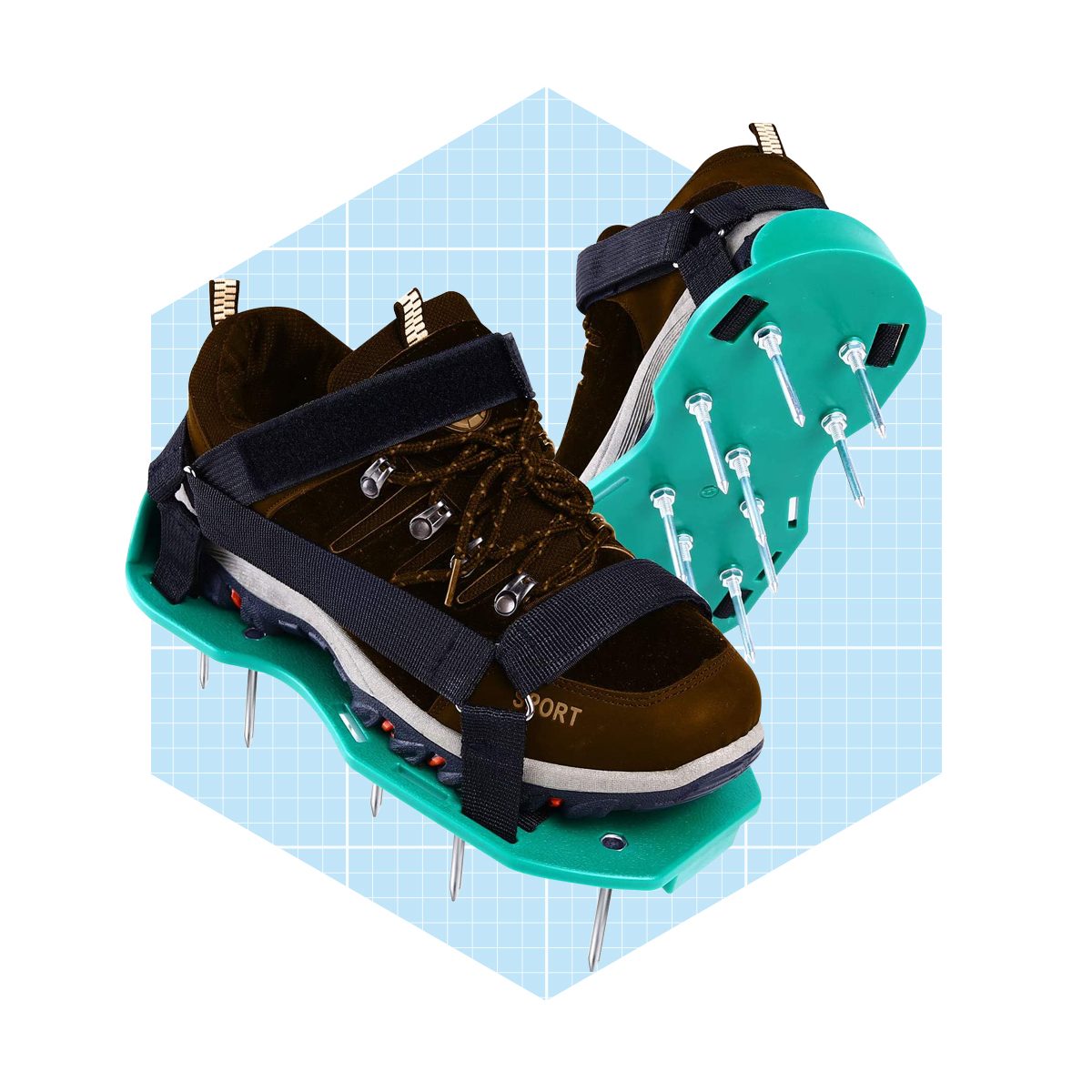 Ohuhu Lawn Aerator Shoes With Stainless Steel Shovel Ecomm Amazon.com