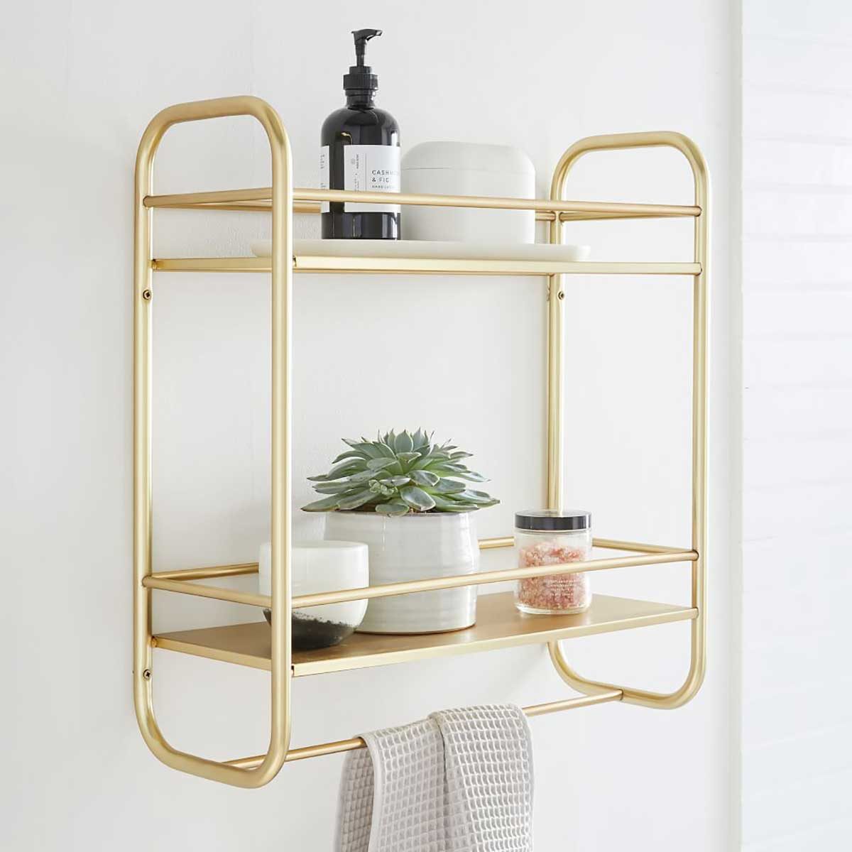 10 Best Above Toilet Storage Ideas, Over The Toilet Wire Shelving