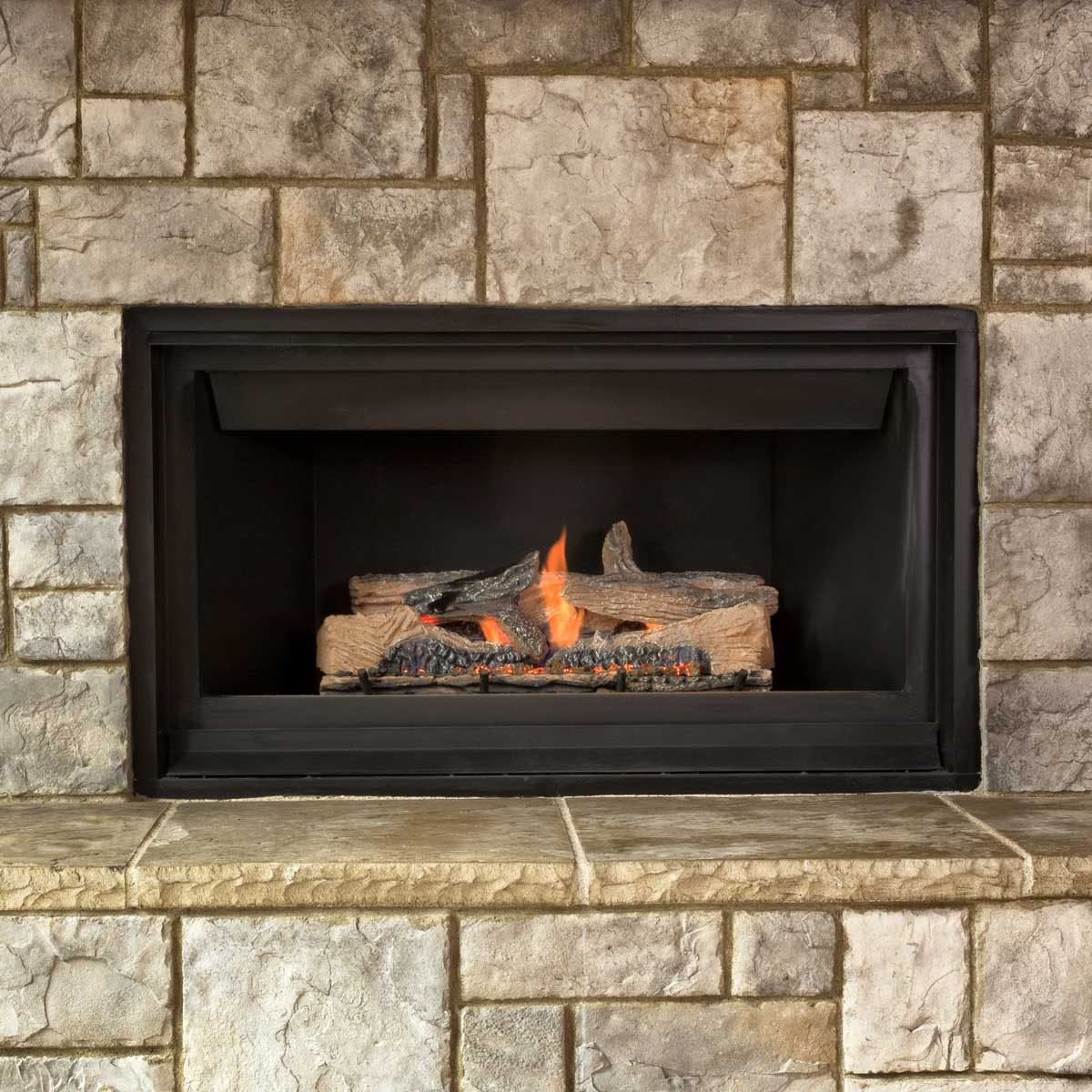 Gas Fireplace Gettyimages 616884454