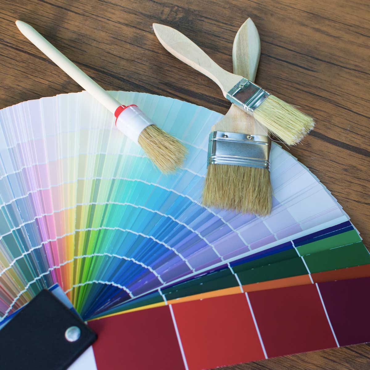 Paint Brushes And Color Samples Gettyimages 947902932