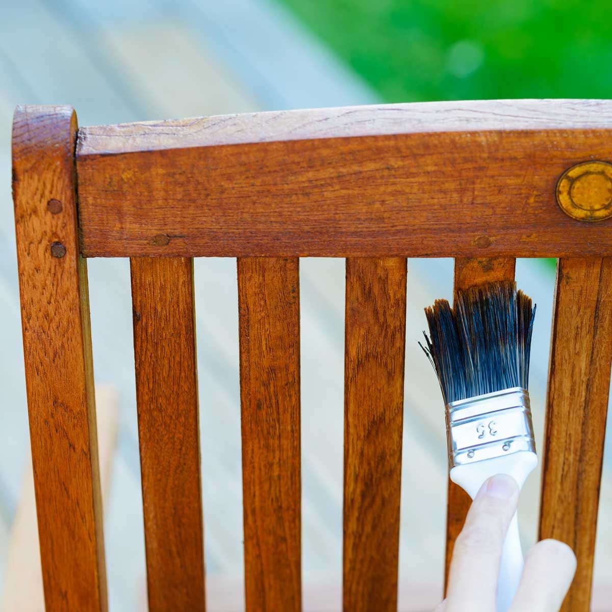 How to Paint & Stain Outdoor Wood Furniture