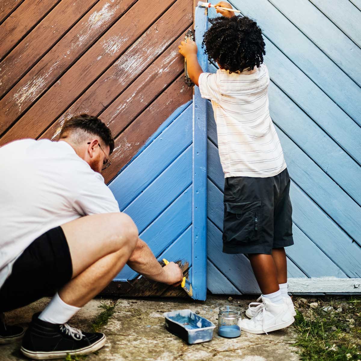 Painting A Fence