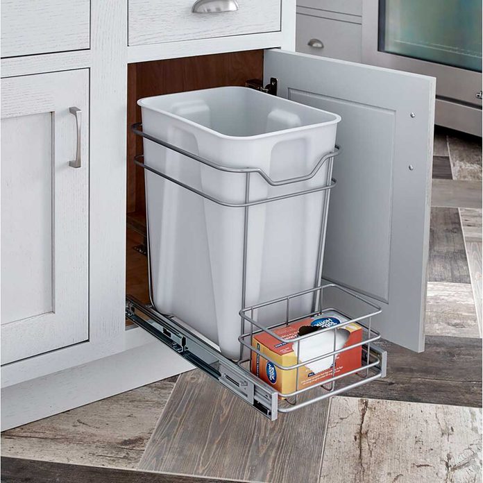 Pull Out Trash Cans For Your Kitchen, 12 Inch Cabinet Trash Pull Out