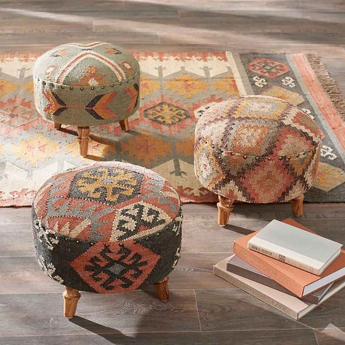 round ottoman