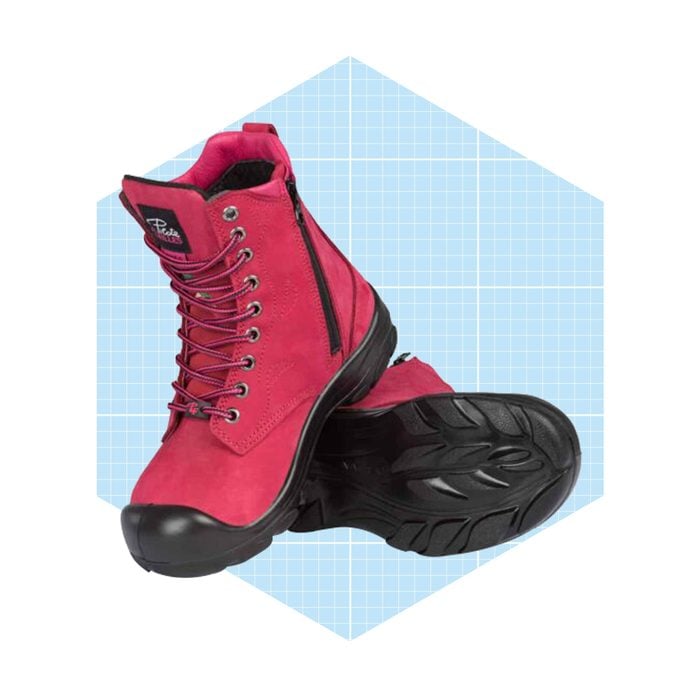 8″ Steel Toe Work Boot For Women With Zipper Ecomm Pfworkwear.com