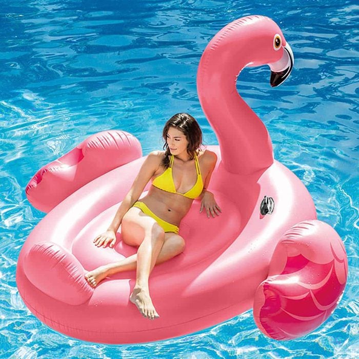 Giant Flamingo Pool Float Ecomm Homedepot.com