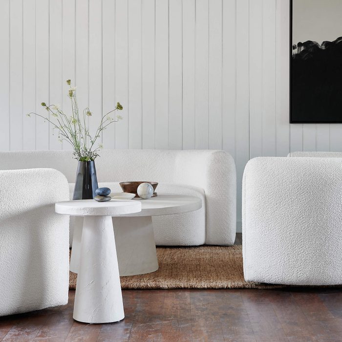 Crate And Barrel White Couch