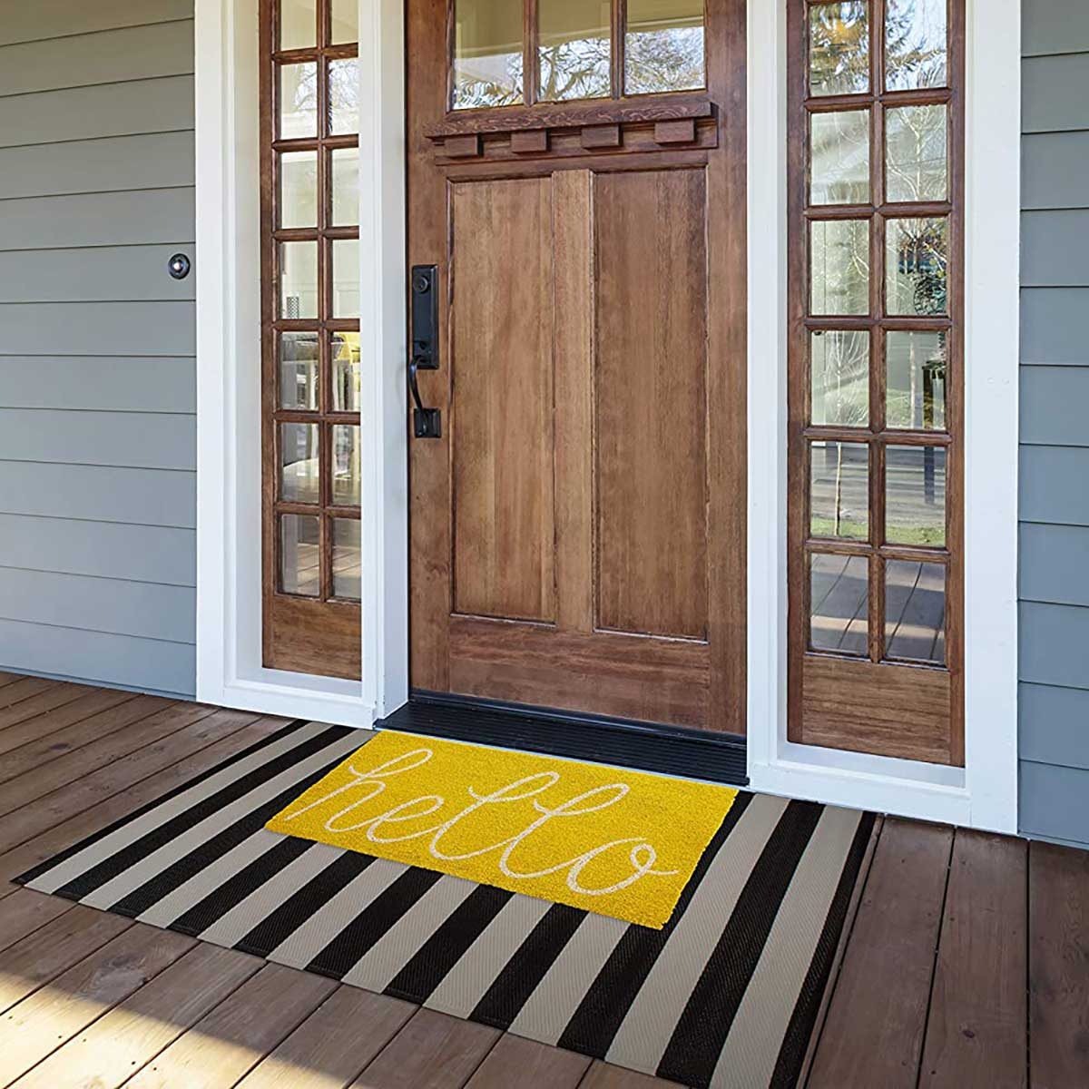 Door Mat, Welcome Mat Outdoor, Front Door Mat for Outside Entry