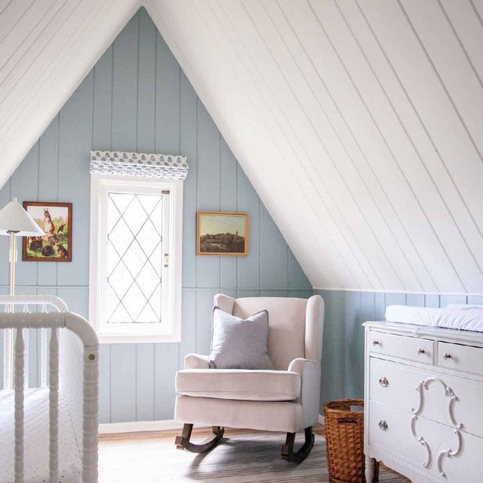 attic bedroom baby nursery