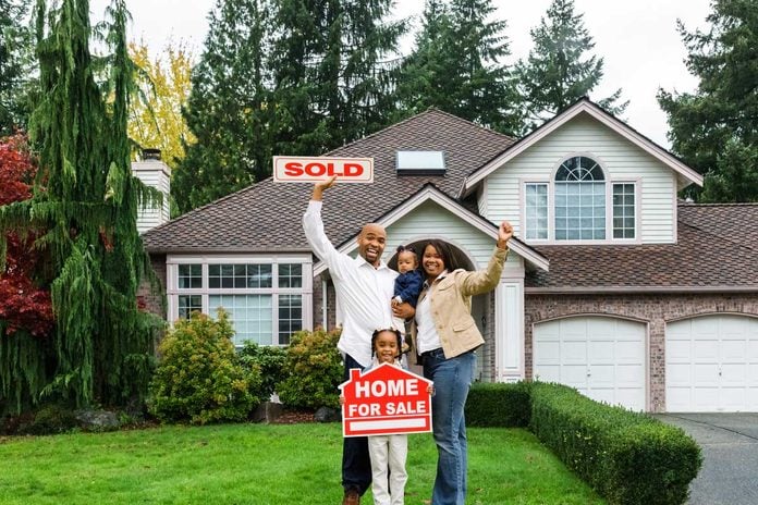 Family After Closing On A House