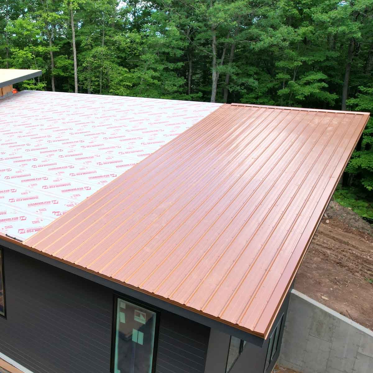 metal lean to roof