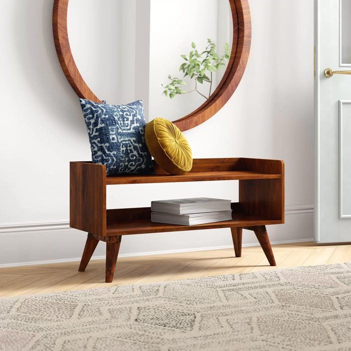 6 Best Shoe Bench Finds For Your Entryway