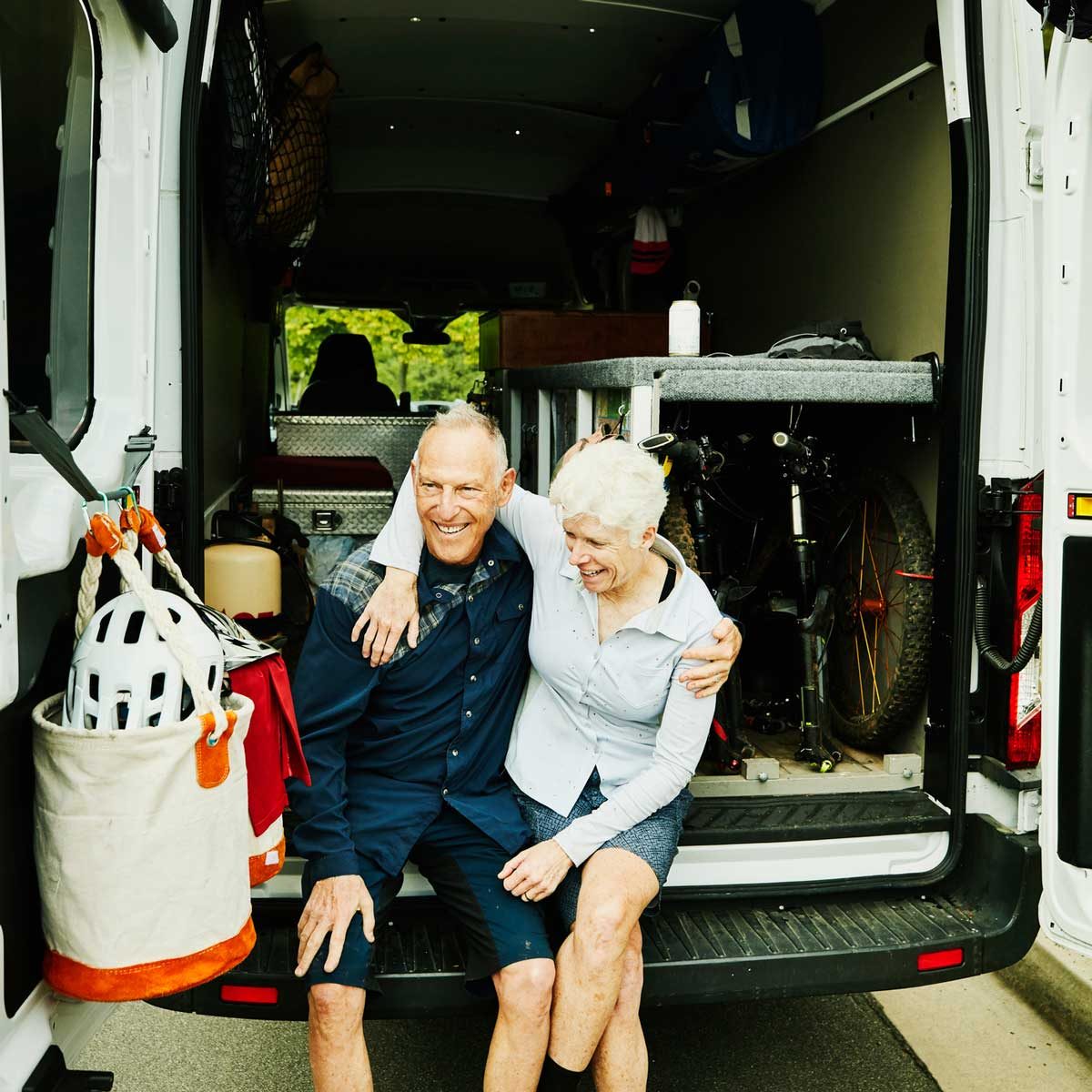 Couple in Camper Van