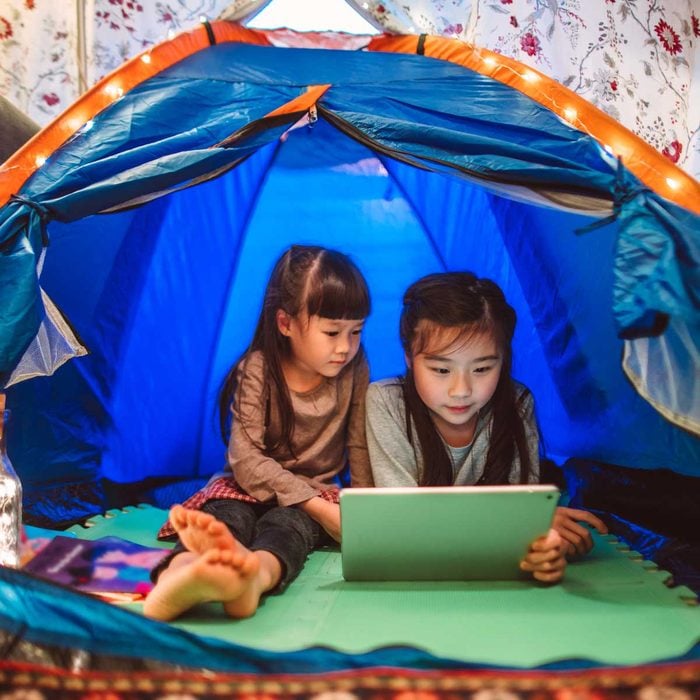 Kids in a Tent 