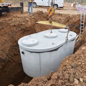 Installing a septic system