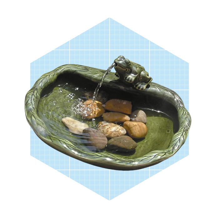 Tabletop Frog Fountain