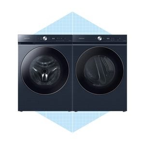 Bespoke Ultra Capacity Ai Front Load Washer And Electric Dryer In Brushed Navy Ecomm Samsung.com