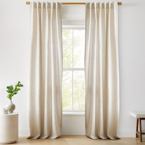 European Flax Linen Curtain Ecomm Westelm.com