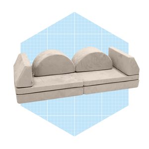 Foamnasium Blocksy + Play Couch, Performance Faux Suede Ecomm Potterybarnkids.com