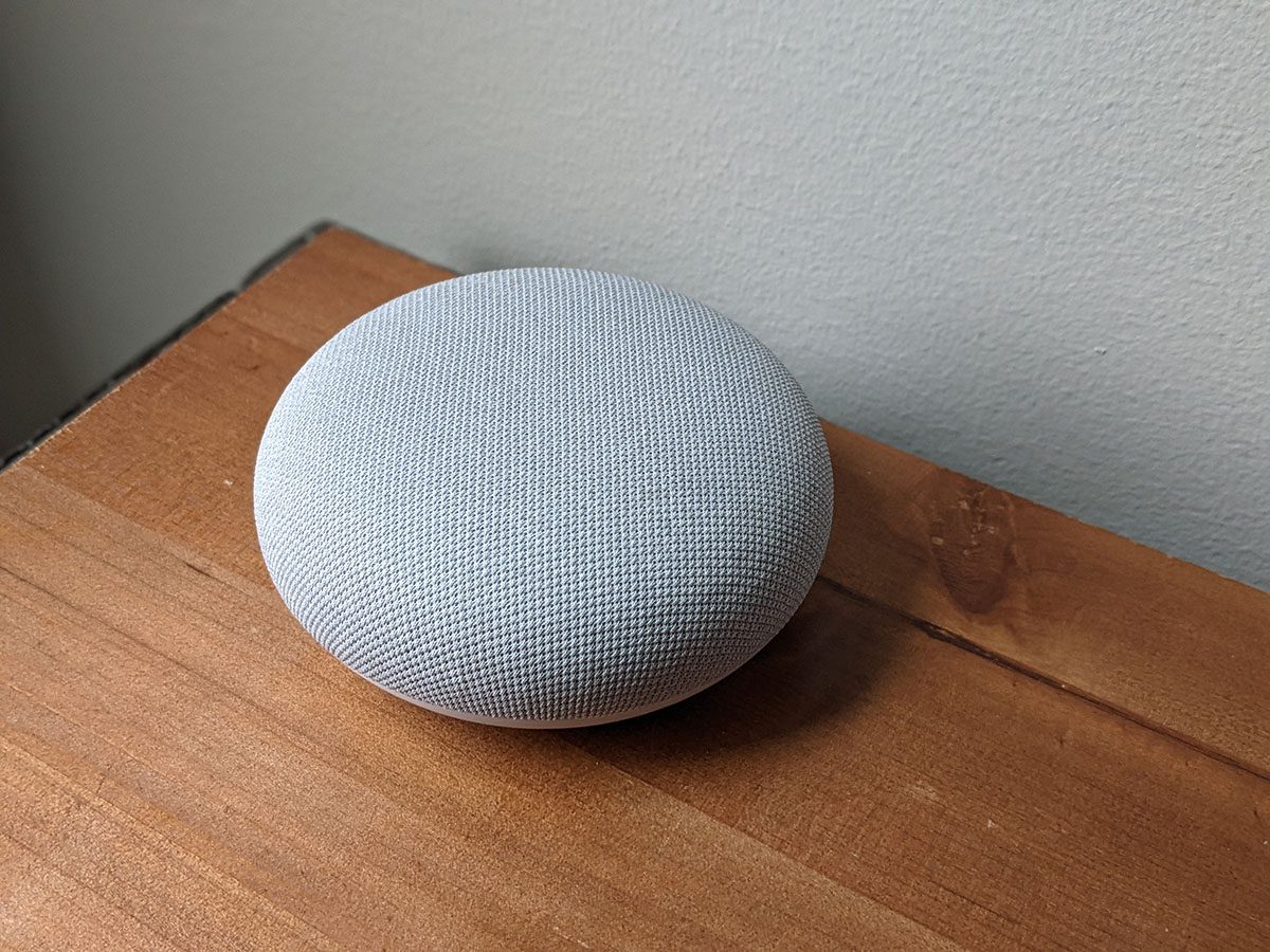 Google Home Mini speaker