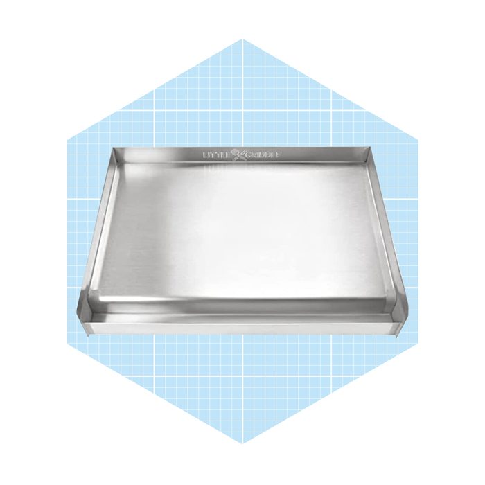 Little Griddle Sizzle Q Sq180 100% Stainless Steel Universal Griddle Ecomm Amazon.com