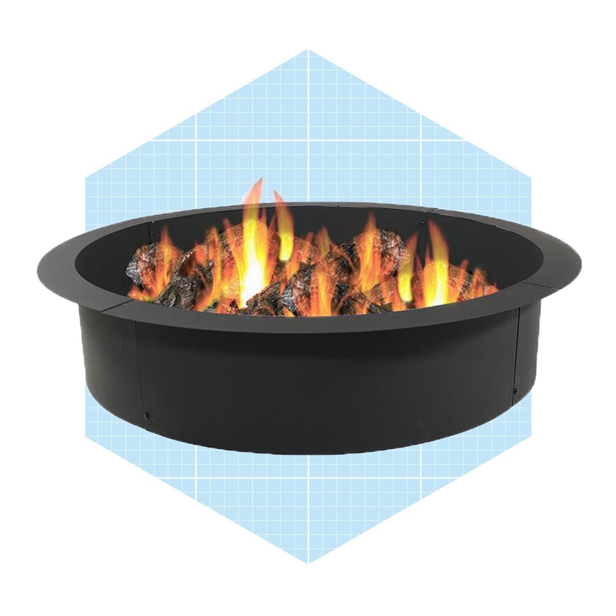 Natalia 10'' H X 45'' W Steel Wood Burning Outdoor Fire Ring