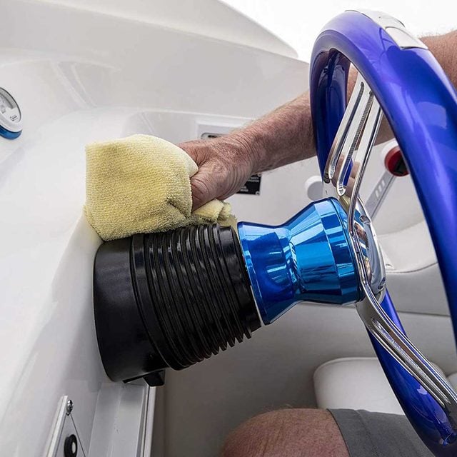 Cleaning Boat Interior