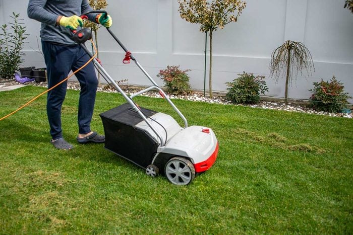 Corded Electric Mower Gettyimages 1215372054