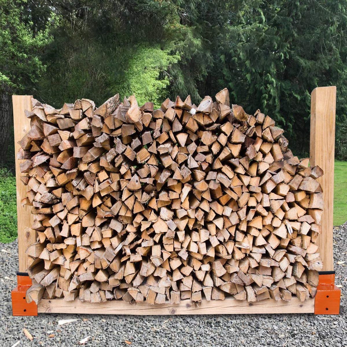 Snugniture Outdoor Firewood Log Storage Rack Bracket Kit Ecomm Amazon.com