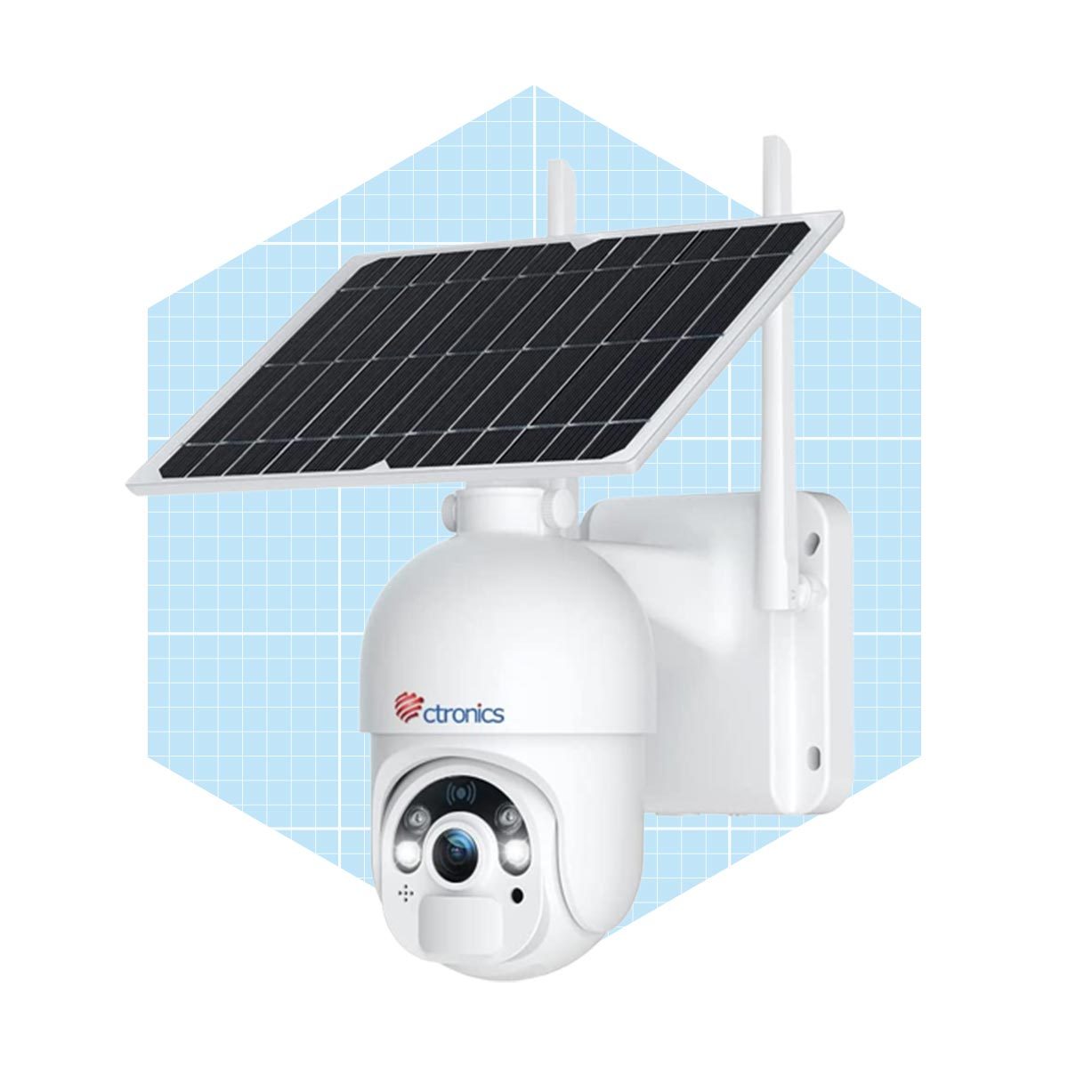 Ctronics Solar Powered Security Camera