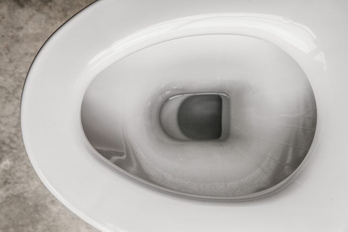Toilet during a power outage
