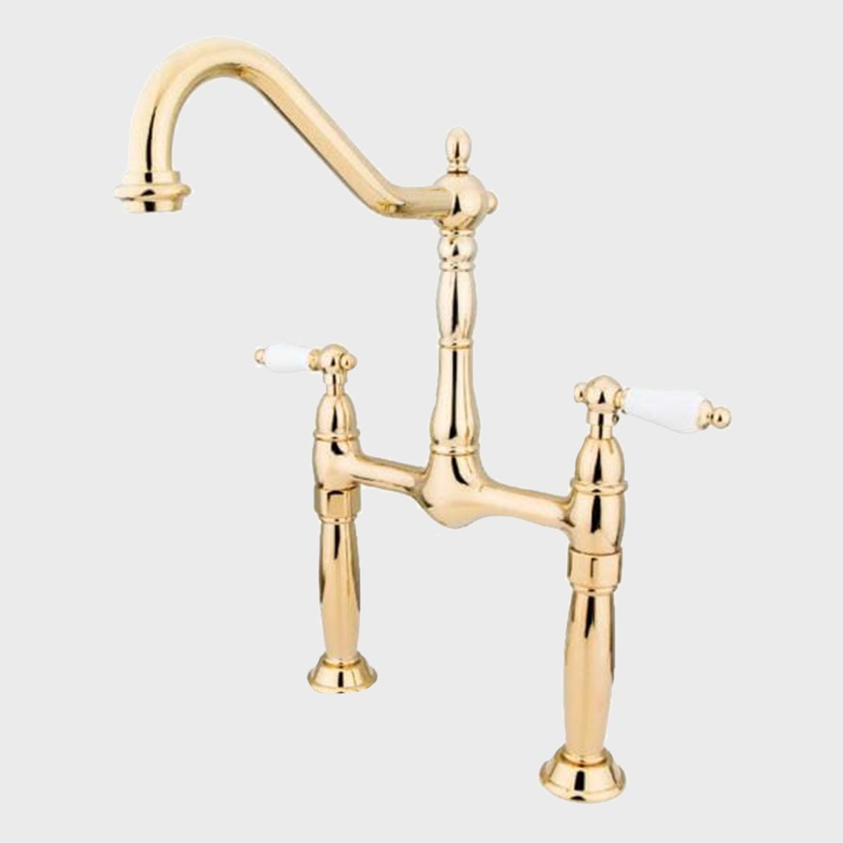 Kingston Brass Victorian Double Hole 2 Handle Vessel Bathroom Faucet