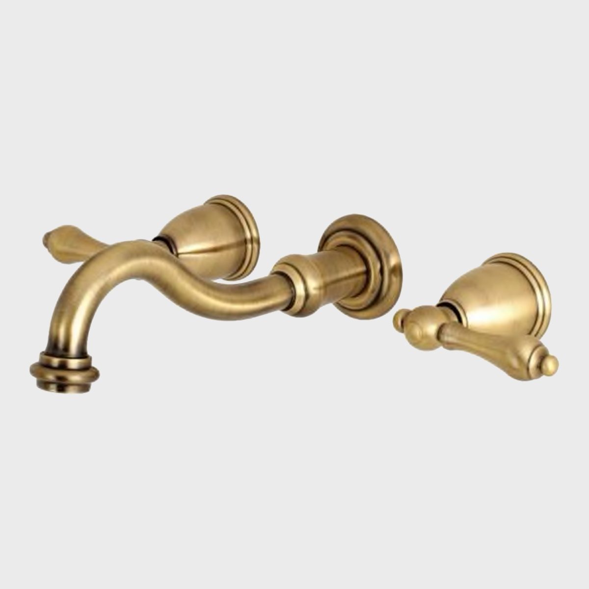 Kingston Brass Vintage 2 Handle Wall Mount Vessel Bathroom Faucet
