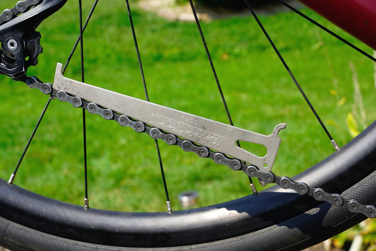 Checking Bike Chain For Wear