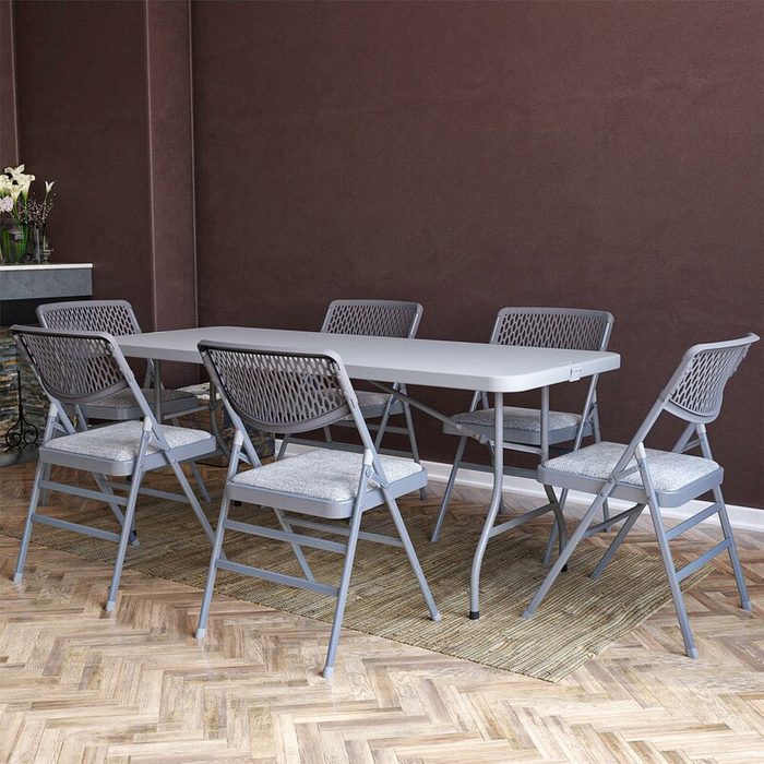 folding table and chair set